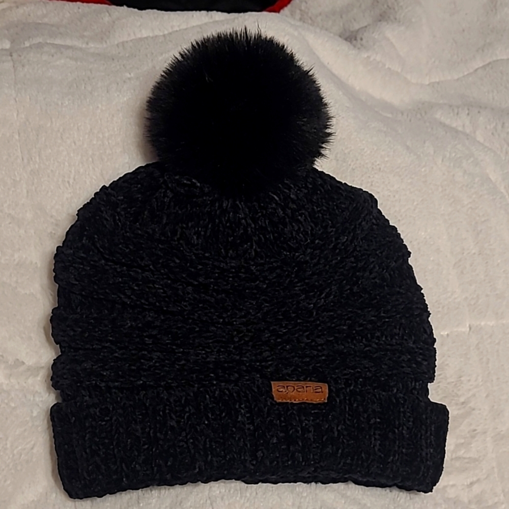 Black kint stocking hat